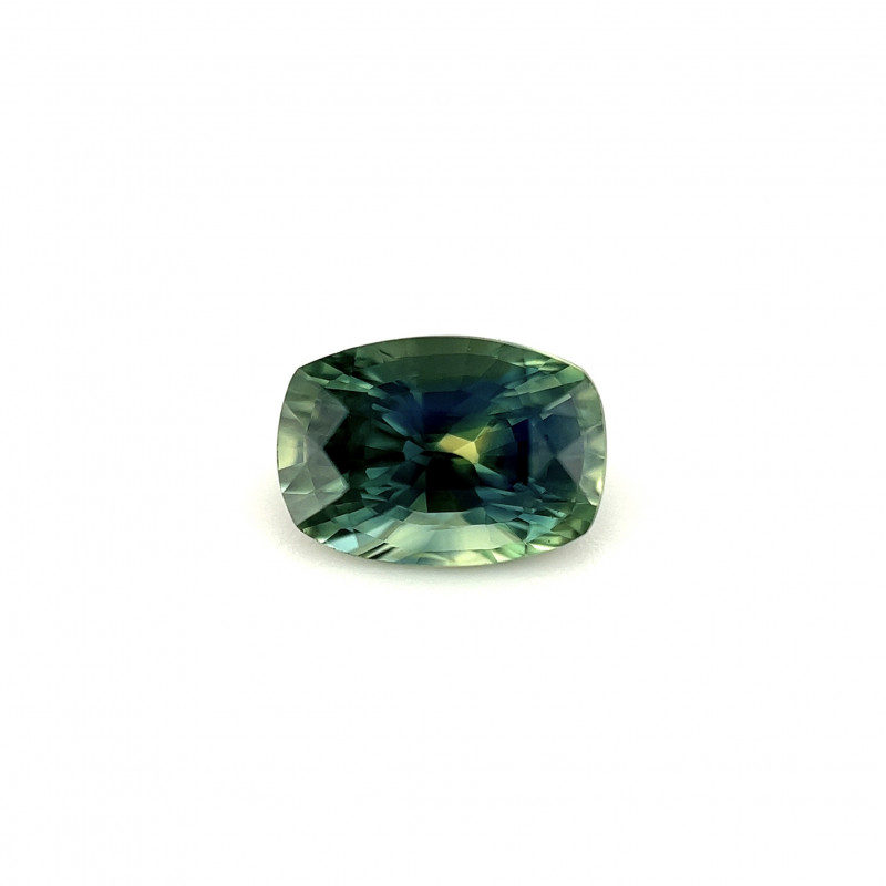 bi color green sapphire gemstone