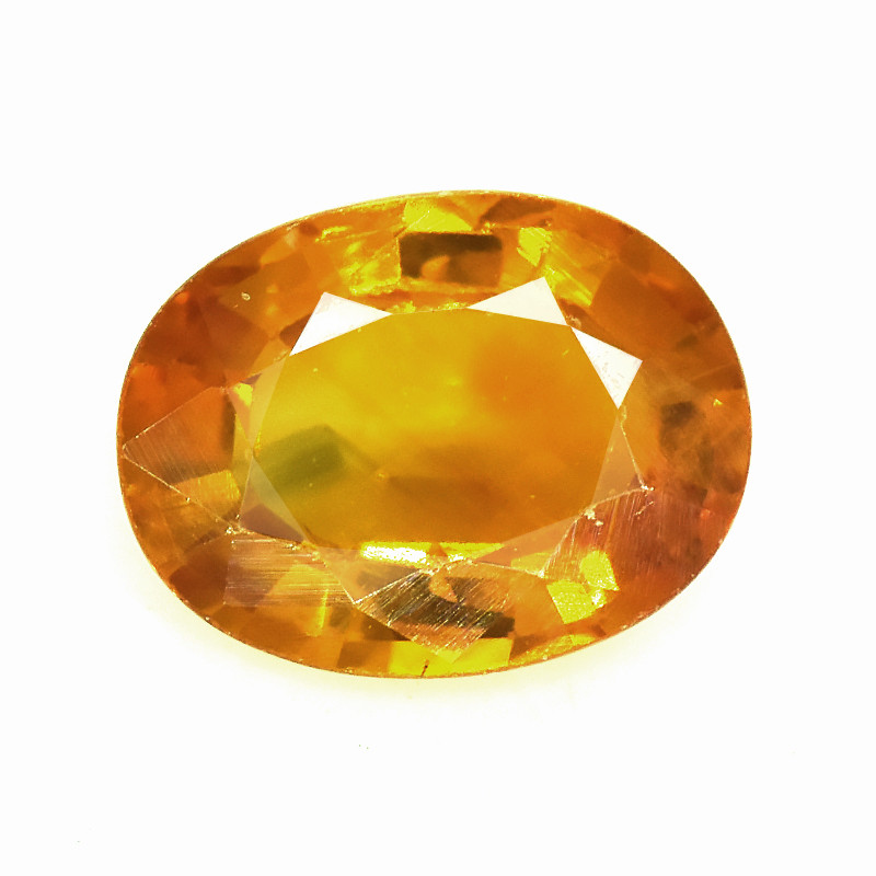 Orange sapphire sale