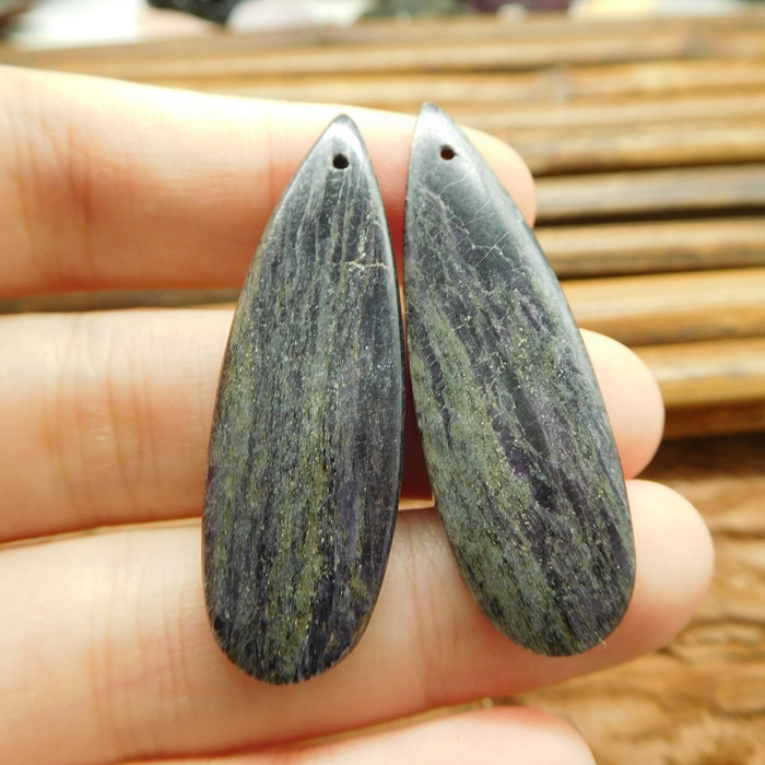 african purple jasper drilling cabochon (G3678)