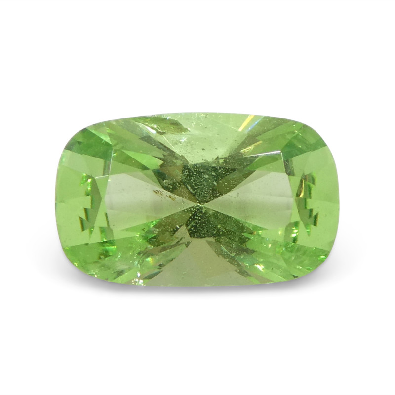 Natural Grossular Garnet Green Color Crystal 22.15 Carats