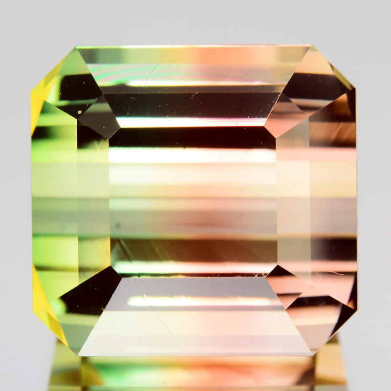 RAREST 9 22 Cts Natural Tri Color Tourmaline Octagon Cut Mozambique rarest-9-22-cts-natural-tri-color-tourmaline-octagon-cut-mozambique