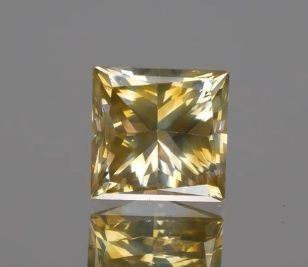 *$NR* Timeless Golden Yellow Princess Cut Diamond 1.50Ct.