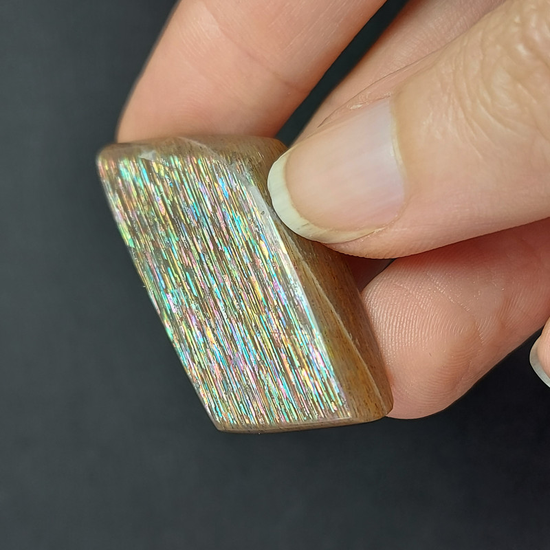 Large Rainbow Lattice Sunstone Moonstone Specimen Meteor Shower Pattern