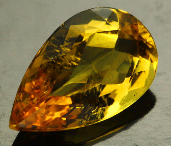 2 89 cts certified golden beryl heliodore stone