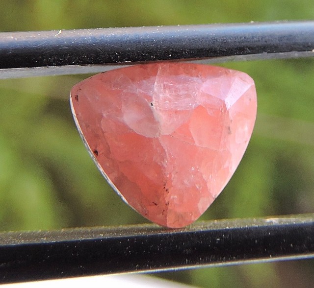 rhodochrosite trillion faceted