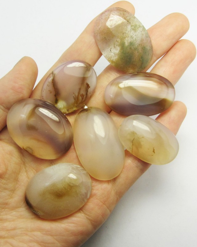 pacco di cabochon di agata indonesiana