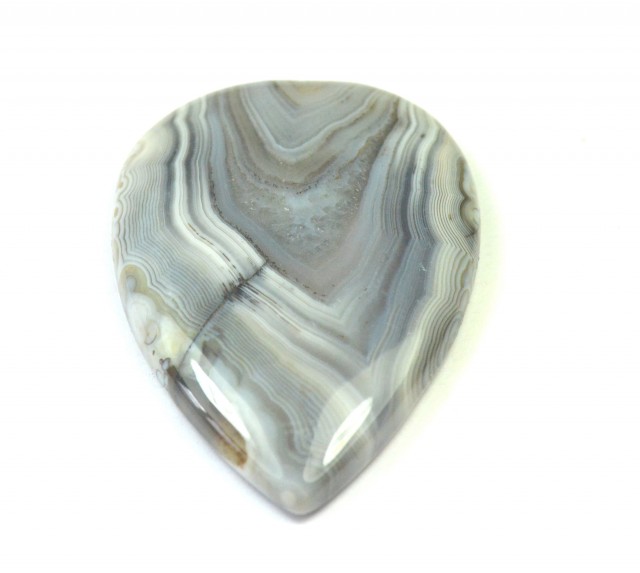 botswana agate cabochon pear shape