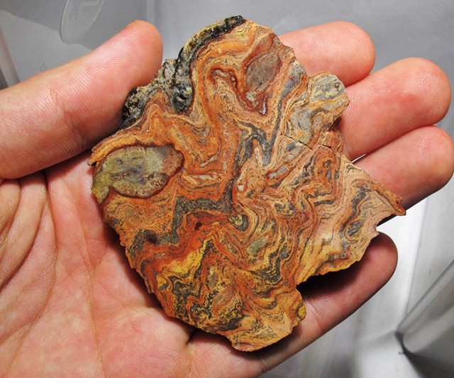 rhyolite gemstone rough slab