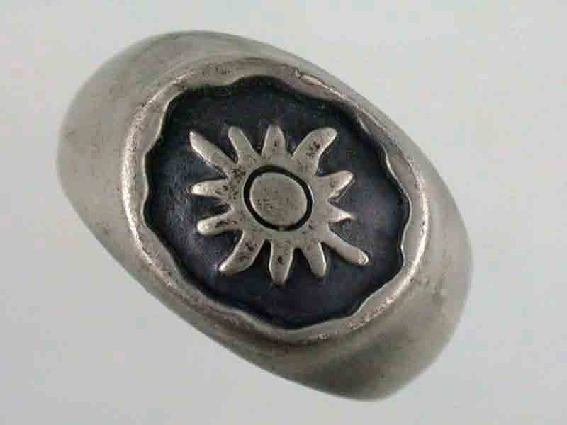 NATURAL PEWTER RING SIZE 11 PE 12 A
