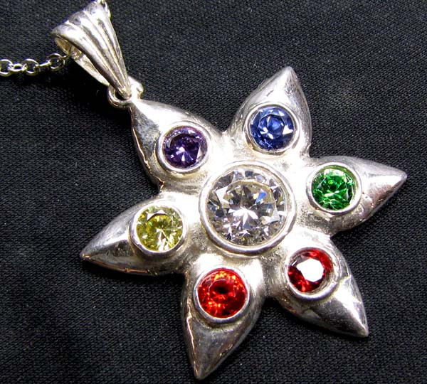 SEVEN CHAKRA SILVER STAR MANDELA 