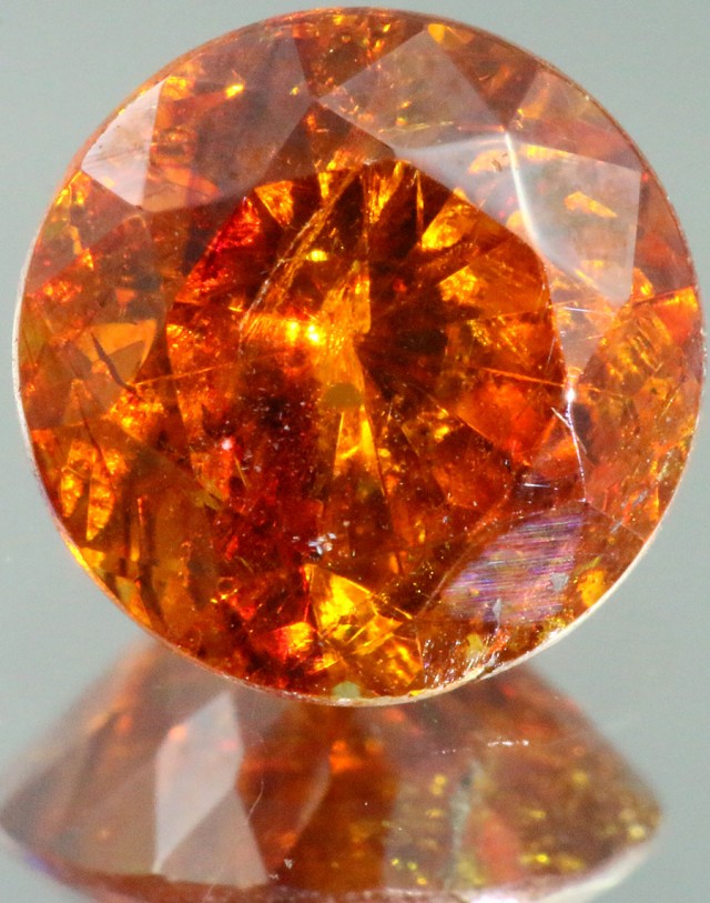 2.70 CTS FACETED FIREY SPHALERITE POLISHEDSPAIN [STS