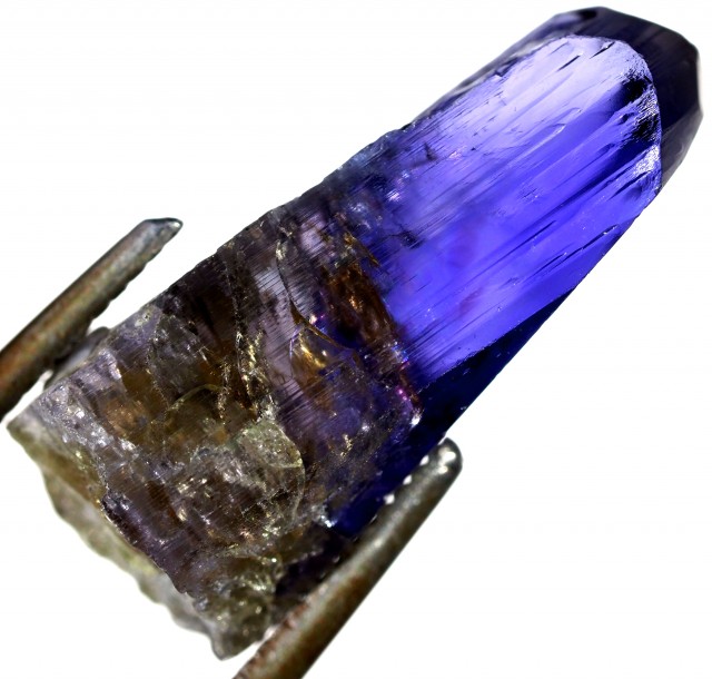 12 CTS QUALITY TANZANITE CRYSTAL SPECIMEN [STS701]SAFE