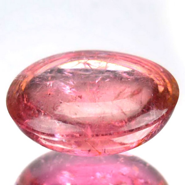 5.12 Cts Natural Pink Tourmaline Oval Cabochon Mozambique