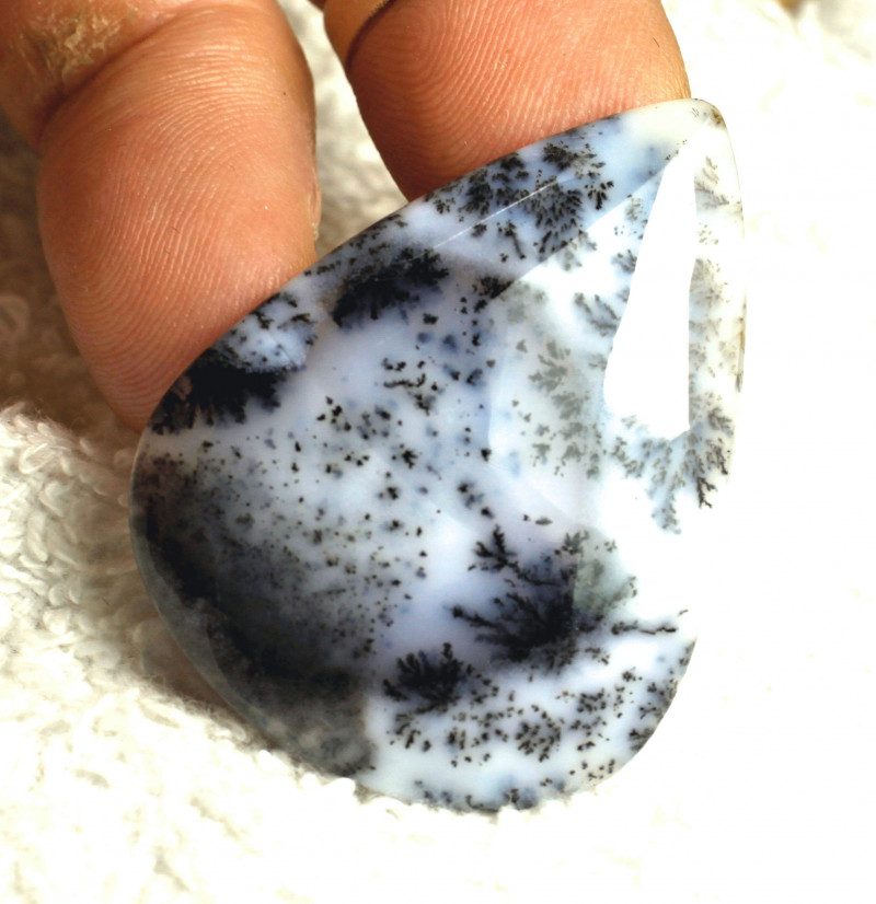 Raw Dendritic Opal Stone - Grade A