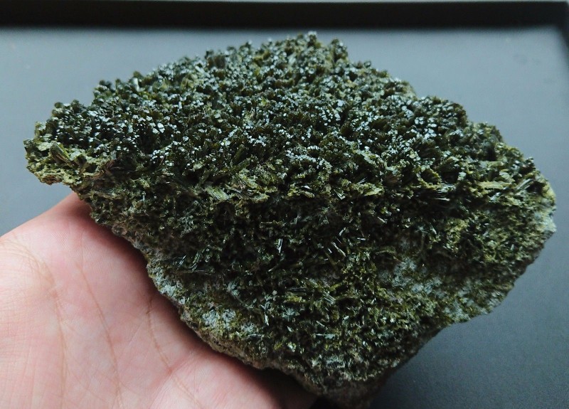 epidote gemstone rough specimen