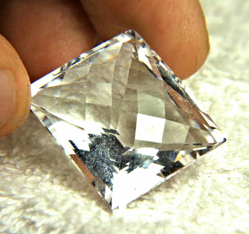 68.54 Carat Fancy Cut African Quartz with Stars