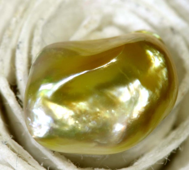 golden keshi pearl gemstone