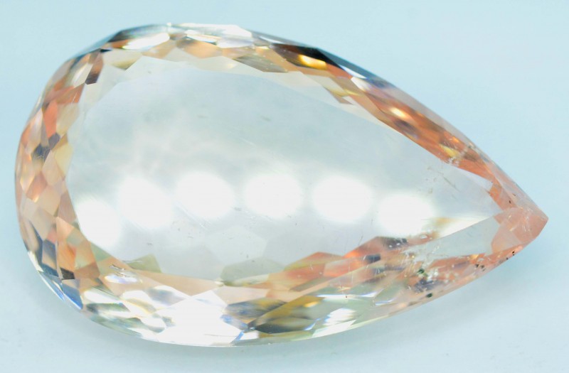 57.20 cts Pear Cut Pink Peach Color Natural Gemstone
