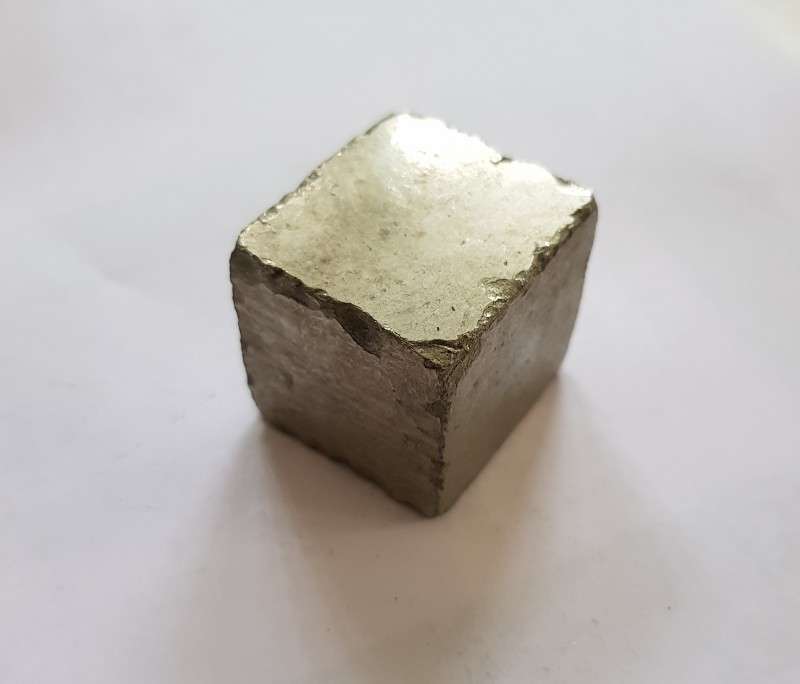 pyrite rough cube specimen