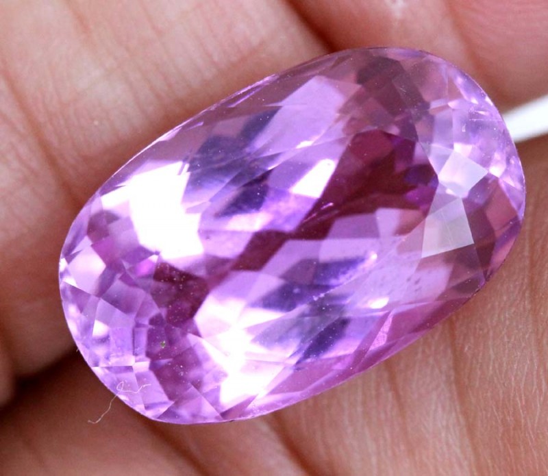 11.05CTS KUNZITE FACETED GEMSTONE TBM1482