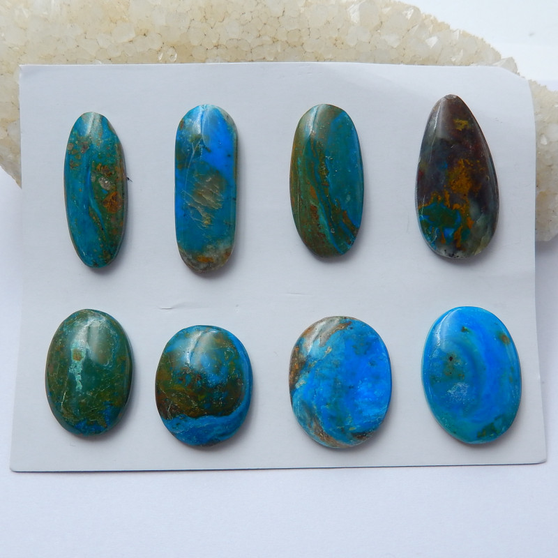 Blue Opal Gemstone Cabochons Designer