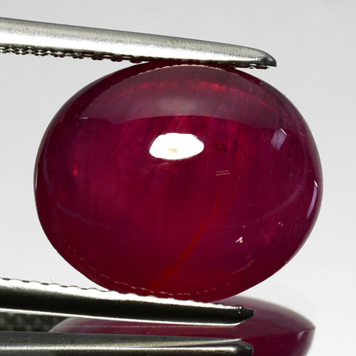 8.12 Cts Pigeon Blood Red Ruby Composite Cabochon Mozambique