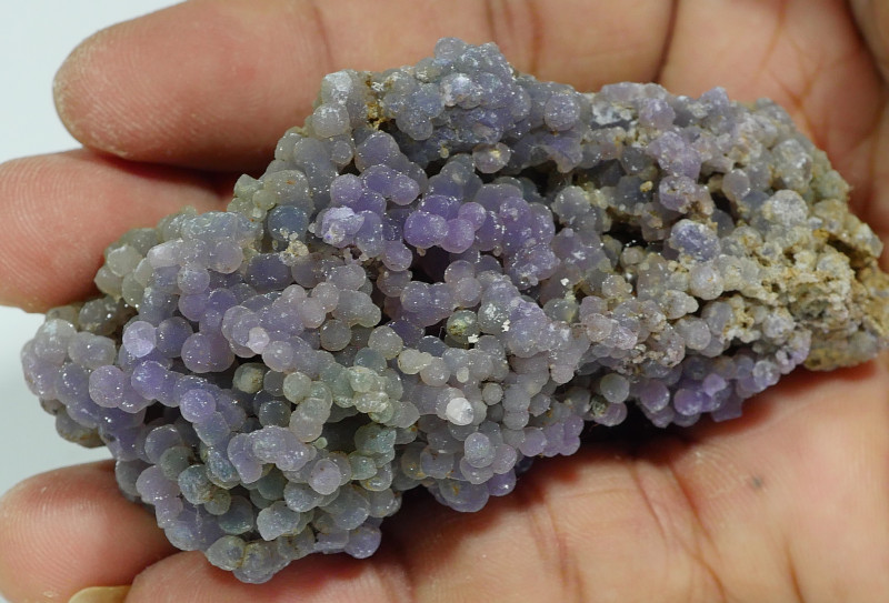 grape chalcedony gemstone specimen