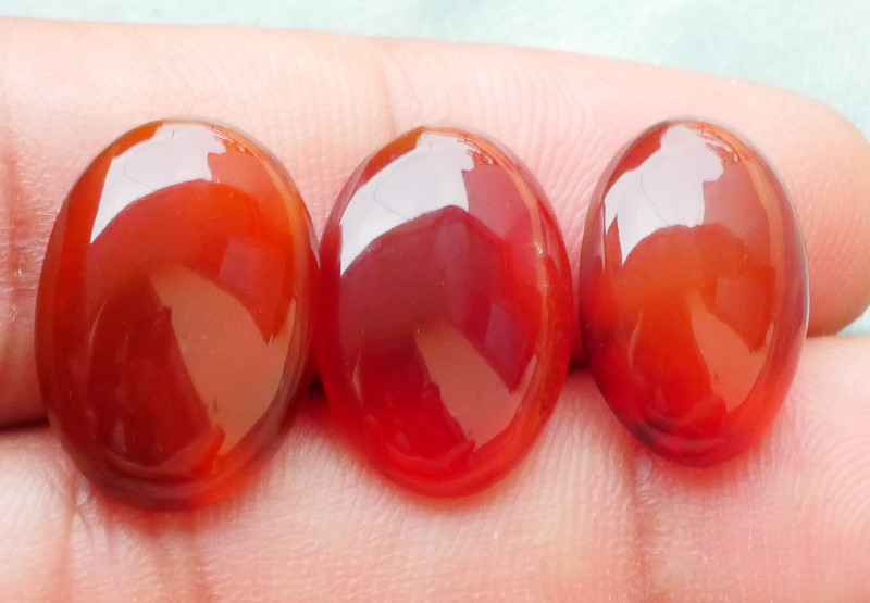 red carnelian gemstone cabochons