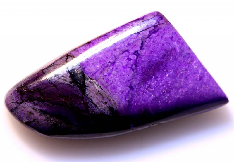 purple and black sugilite gemstone