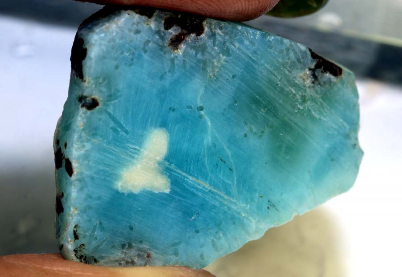 58.55 CTS QUALITY LARIMAR ROUGH RG3767