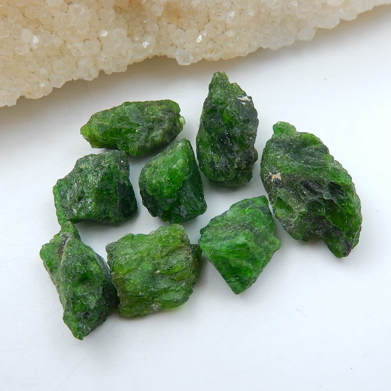 93.5cts Handmade Green Gemstone ,Dioptase Rough,Lucky