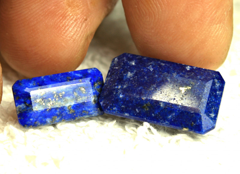 Himalaya lapis lazuli facet geslepen edelstenen