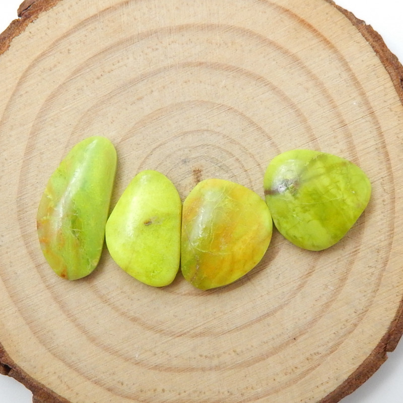 gaspeite gemstone cabochons