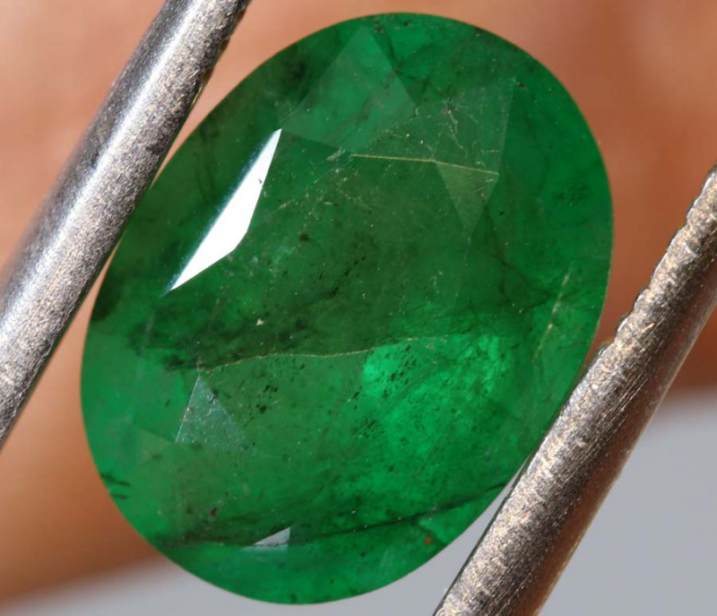 green emerald gemstone