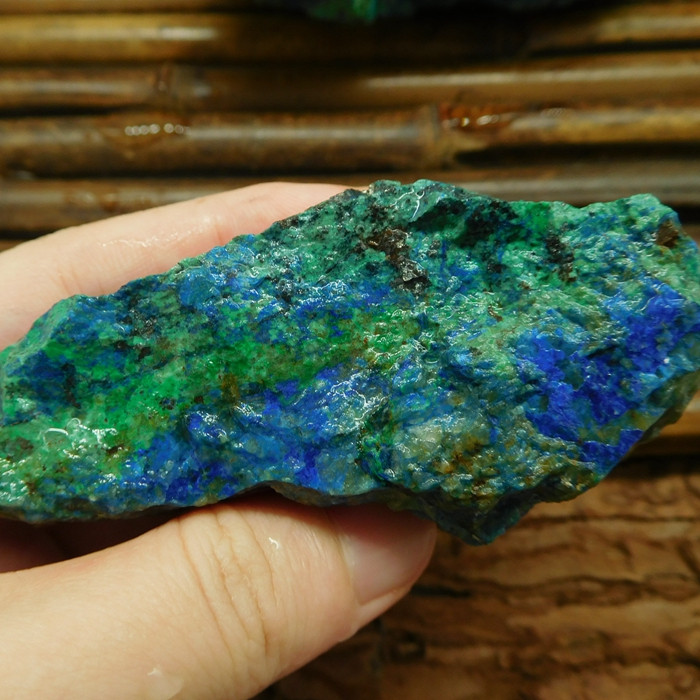 Natural gemstone chrysocolla rough