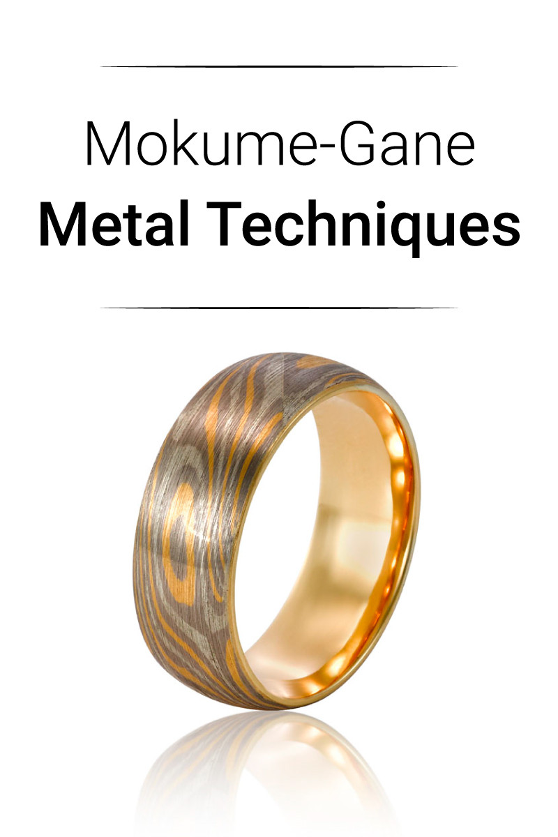 Gold deals mokume gane