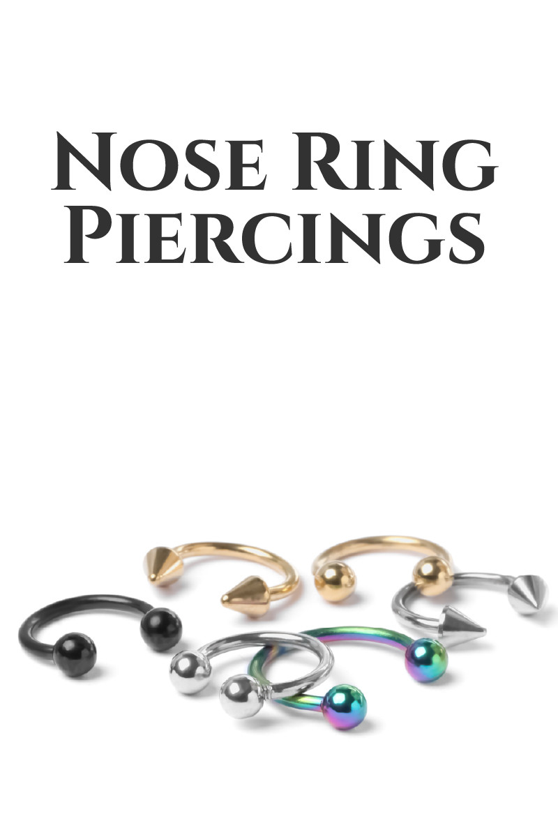 Types of clearance nose ring backs