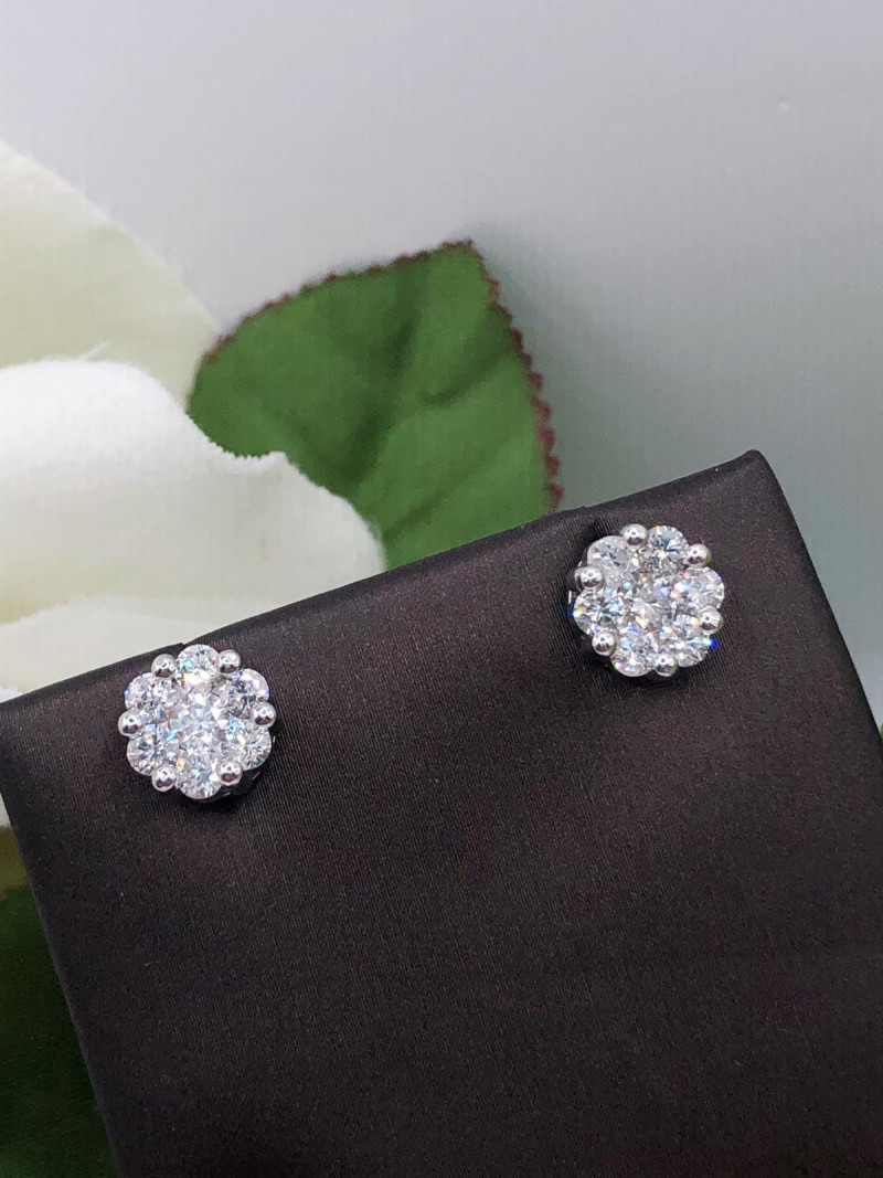 moissanite diamond earrings