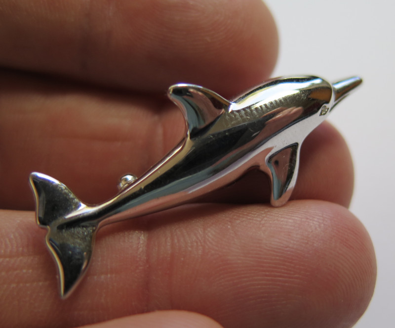 Wild Collection Australian Dolphin Brooch Enamel