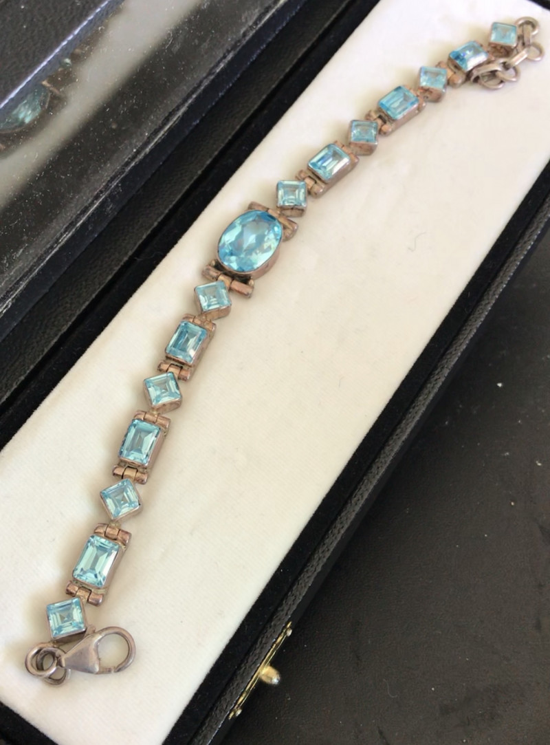 Pretty Blue Topaz Bracelet