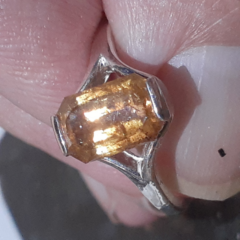 certified genuine yellow sapphire sterling silver