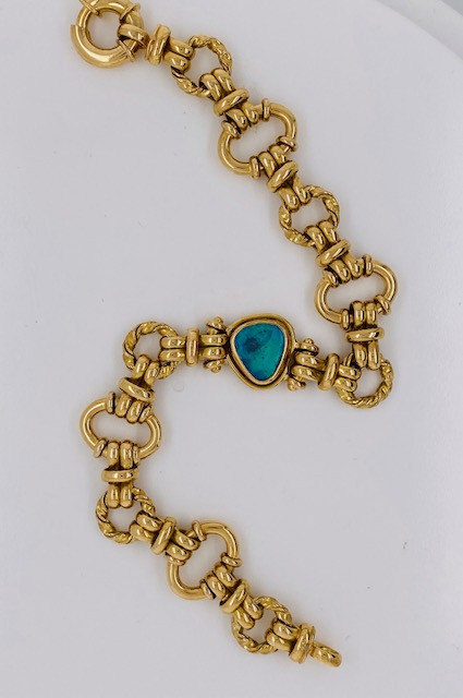 ITALIAN GOLD CHAIN BRACELET 