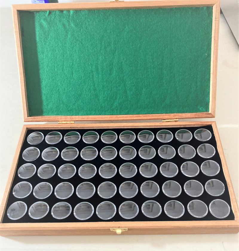 Gold Nuggets & Gemstone Display case