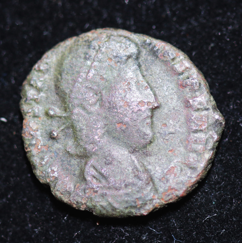 Ancient Roman Byzantine Empire Bronze Coin