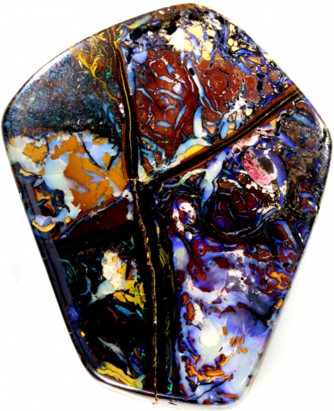 boulder opal unique pattern