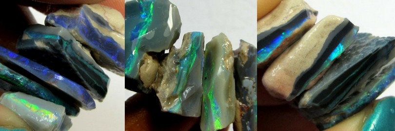 black opal rough