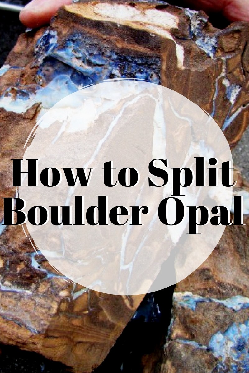 how to split boulder opal