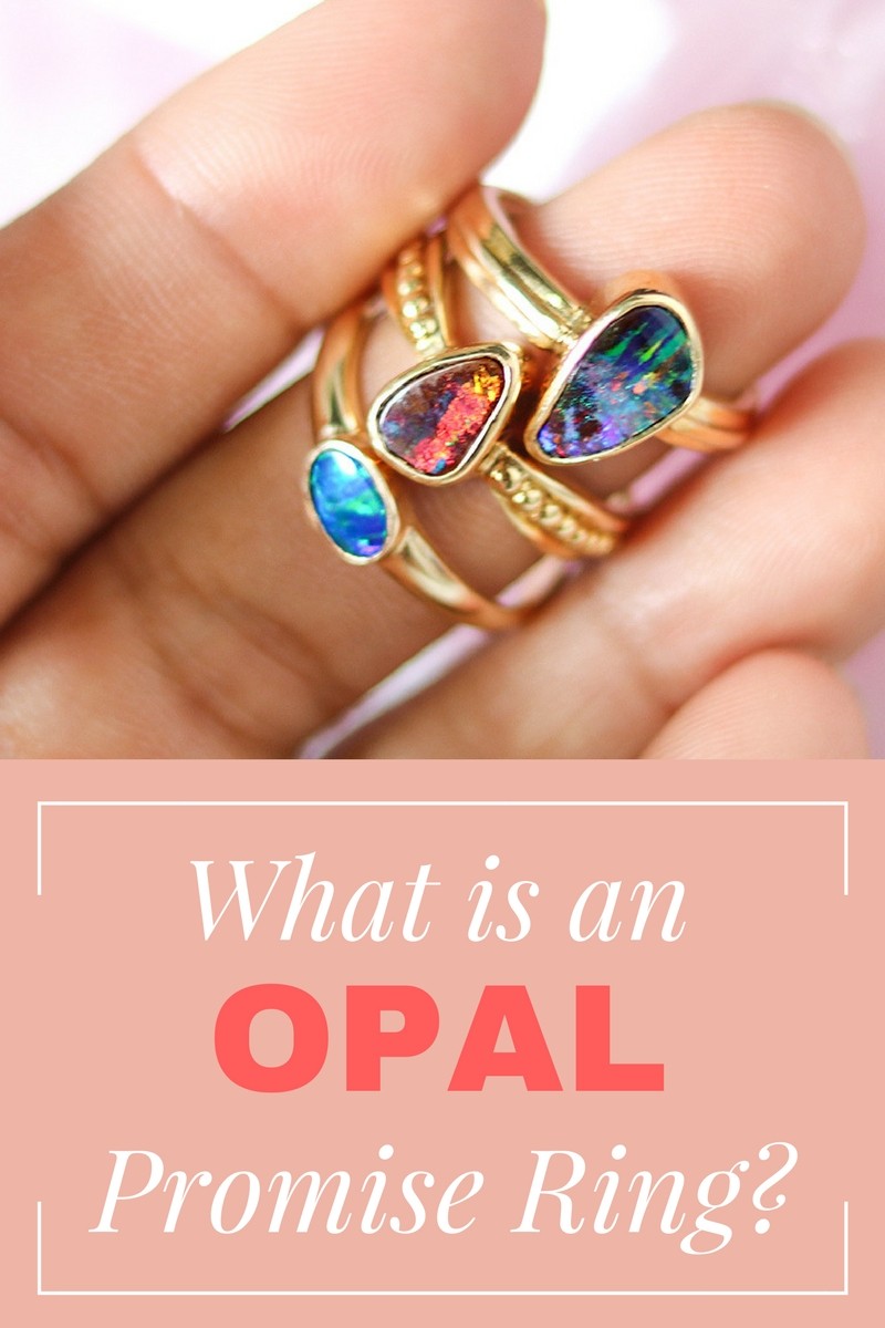 Opal deals promise rings