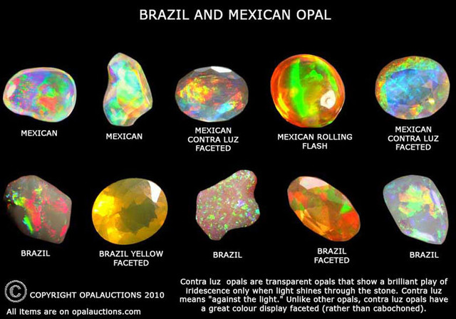 Types Of Fire Opal