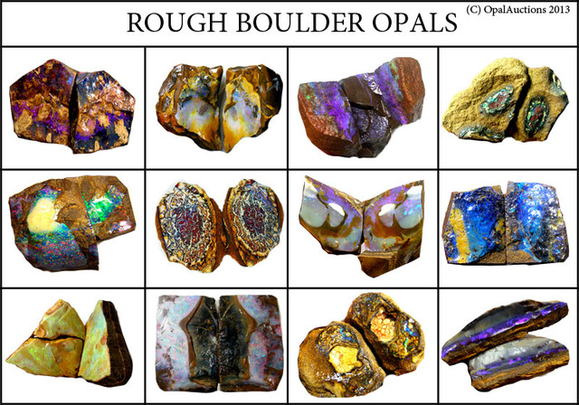 chart types of opal Types of opal chart